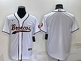 Denver Broncos Blank White Men's Stitched Cool Base Nike Baseball Jersey,baseball caps,new era cap wholesale,wholesale hats