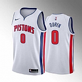Detroit Pistons #0 Jalen Duren 2022 Draft White Basketball Stitched Jersey Dzhi,baseball caps,new era cap wholesale,wholesale hats