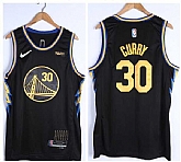 Golden State Warriors #30 Stephen Curry 75th Anniversary Black Stitched Basketball Jersey,baseball caps,new era cap wholesale,wholesale hats