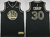 Golden State Warriors #30 Stephen Curry Black Gold Stitched Jersey,baseball caps,new era cap wholesale,wholesale hats