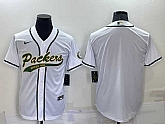 Green Bay Packers Blank White Men's Stitched MLB Cool Base Nike Baseball Jersey,baseball caps,new era cap wholesale,wholesale hats