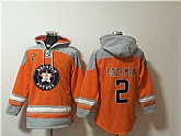 Houston Astros #2 Alex Bregman Orange Ageless Must-Have Lace-Up Pullover Hoodie,baseball caps,new era cap wholesale,wholesale hats