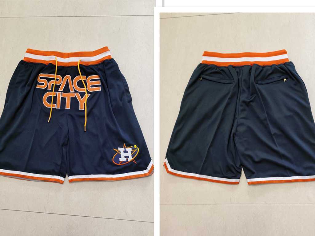 Houston Astros Navy Blue Just Don Shorts Swingman Shorts