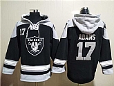 Las Vegas Raiders #17 Davante Adams Black Ageless Must-Have Lace-Up Pullover Hoodie