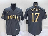 Los Angeles Angels #17 Shohei Ohtani Grey 2022 All Star Stitched Cool Base Nike Jersey,baseball caps,new era cap wholesale,wholesale hats