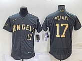 Los Angeles Angels #17 Shohei Ohtani Number Grey 2022 All Star Stitched Flexbase Nike Jersey,baseball caps,new era cap wholesale,wholesale hats