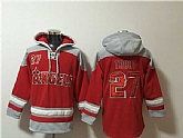 Los Angeles Angels #27 Mike Trout Red Ageless Must-Have Lace-Up Pullover Hoodie