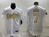 Los Angeles Dodgers #7 Julio Urias White 2022 All Star Stitched Flexbase Nike Jersey,baseball caps,new era cap wholesale,wholesale hats
