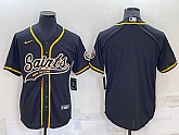 New Orleans Saints Blank Black Men's Stitched Cool Base Nike Baseball Jersey,baseball caps,new era cap wholesale,wholesale hats