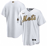 New York Mets Blank White 2022 All-Star Cool Base Stitched Baseball Jersey,baseball caps,new era cap wholesale,wholesale hats