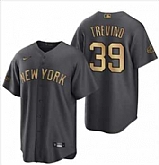 New York Yankees #39 Jose Trevino Charcoal 2022 All-Star Cool Base Stitched Baseball Jersey,baseball caps,new era cap wholesale,wholesale hats