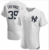 New York Yankees #39 Jose Trevino White Stitched MLB Flexbase Nike Jersey,baseball caps,new era cap wholesale,wholesale hats