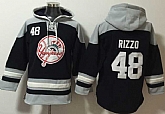 New York Yankees #48 Anthony Rizzo Navy Blue Ageless Must Have Lace Up Pullover Hoodie,baseball caps,new era cap wholesale,wholesale hats