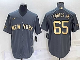 New York Yankees #65 Nestor Cortes Jr Grey 2022 All Star Stitched Cool Base Nike Jersey,baseball caps,new era cap wholesale,wholesale hats