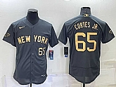 New York Yankees #65 Nestor Cortes Jr Number Grey 2022 All Star Stitched Flexbase Nike Jersey,baseball caps,new era cap wholesale,wholesale hats
