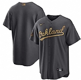Oakland Athletics Blank Charcoal 2022 All-Star Cool Base Stitched Baseball Jersey,baseball caps,new era cap wholesale,wholesale hats