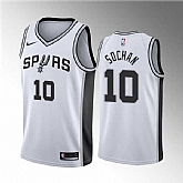 San Antonio Spurs #10 Jeremy Sochan White Association Edition Stitched Jersey Dzhi,baseball caps,new era cap wholesale,wholesale hats