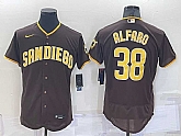 San Diego Padres #38 Jorge Alfaro Brown Stitched MLB Flexbase Nike Jersey,baseball caps,new era cap wholesale,wholesale hats