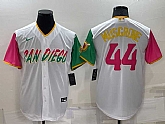 San Diego Padres #44 Joe Musgrove White 2022 City Connect Cool Base Stitched Jersey,baseball caps,new era cap wholesale,wholesale hats