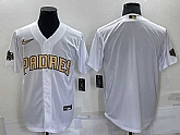 San Diego Padres Blank White 2022 All Star Stitched Cool Base Nike Jersey,baseball caps,new era cap wholesale,wholesale hats