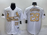 St Louis Cardinals #28 Nolan Arenado Number White 2022 All Star Stitched Cool Base Nike Jersey,baseball caps,new era cap wholesale,wholesale hats