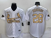 St Louis Cardinals #28 Nolan Arenado White 2022 All Star Stitched Cool Base Nike Jersey,baseball caps,new era cap wholesale,wholesale hats