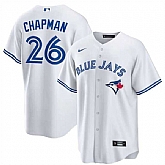 Toronto Blue Jays #26 Matt Chapman White Cool Base Stitched Jersey,baseball caps,new era cap wholesale,wholesale hats