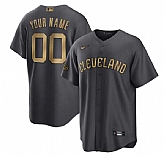 Customized Men's Cleveland Indians Active Player Charcoal 2022 All-Star Cool Base Stitched Jersey,baseball caps,new era cap wholesale,wholesale hats