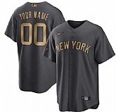 Customized Men's New York Yankees Active Player Charcoal 2022 All-Star Cool Base Stitched Jersey