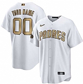 Customized Men's San Diego Padres Active Player White 2022 All-Star Cool Base Stitched Jersey