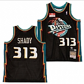 Detroit Pistons 313 Slim Shady Mitchell & Ness Throwback Remix Stitched Jersey,baseball caps,new era cap wholesale,wholesale hats