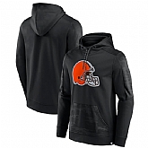 Men's Cleveland Browns Black On The Ball Pullover Hoodie,baseball caps,new era cap wholesale,wholesale hats