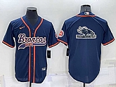 Men's Denver Broncos Navy Team Big Logo With Patch Cool Base Stitched Baseball Jersey,baseball caps,new era cap wholesale,wholesale hats