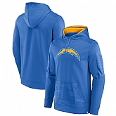 Men's Los Angeles Chargers Blue On The Ball Pullover Hoodie,baseball caps,new era cap wholesale,wholesale hats