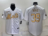 Men's New York Mets #39 Edwin Diaz White 2022 All Star Stitched Cool Base Nike Jersey,baseball caps,new era cap wholesale,wholesale hats