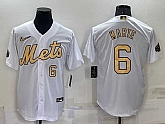 Men's New York Mets #6 Starling Marte Number White 2022 All Star Stitched Cool Base Nike Jersey,baseball caps,new era cap wholesale,wholesale hats