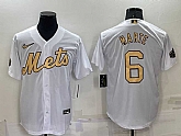 Men's New York Mets #6 Starling Marte White 2022 All Star Stitched Cool Base Nike Jersey,baseball caps,new era cap wholesale,wholesale hats