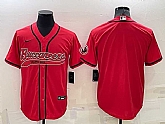 Men's Tampa Bay Buccaneers Blank Red Stitched Cool Base Nike Baseball Jersey,baseball caps,new era cap wholesale,wholesale hats
