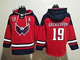 Men's Washington Capitals #19 Nicklas Backstrom Red Ageless Must Have Lace Up Pullover Hoodie,baseball caps,new era cap wholesale,wholesale hats