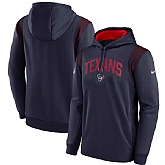 Mens Houston Texans Navy Sideline Stack Performance Pullover Hoodie,baseball caps,new era cap wholesale,wholesale hats