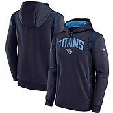 Mens Tennessee Titans Navy Sideline Stack Performance Pullover Hoodie,baseball caps,new era cap wholesale,wholesale hats