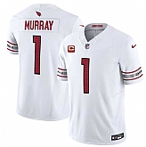 Men & Women & Youth Arizona Cardinals #1 Kyler Murray White 2023 F.U.S.E. With 4-Star C Patch Vapor Untouchable F.U.S.E. Limited Football Stitched Jersey,baseball caps,new era cap wholesale,wholesale hats