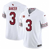 Men & Women & Youth Arizona Cardinals #3 Budda Baker White 2023 F.U.S.E. With 4-Star C Patch Vapor Untouchable F.U.S.E. Limited Football Stitched Jersey,baseball caps,new era cap wholesale,wholesale hats