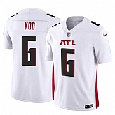 Men & Women & Youth Atlanta Falcons #6 Younghoe Koo White 2023 F.U.S.E. Vapor Untouchable Limited Football Stitched Jersey