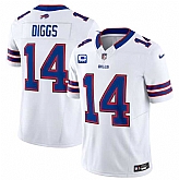 Men & Women & Youth Buffalo Bills #14 Stefon Diggs White 2023 F.U.S.E. With 4-Star C Patch Vapor Untouchable Limited Football Stitched Jersey,baseball caps,new era cap wholesale,wholesale hats