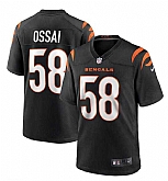 Men & Women & Youth Cincinnati Bengals #58 Joseph Ossai Black Football Stitched Game Jersey,baseball caps,new era cap wholesale,wholesale hats