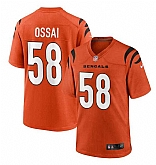 Men & Women & Youth Cincinnati Bengals #58 Joseph Ossai Orange Football Stitched Game Jersey,baseball caps,new era cap wholesale,wholesale hats