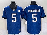 Men & Women & Youth Indianapolis Colts #5 Anthony Richardson Royal 2023 FUSE Indiana Nights Limited Stitched Jersey,baseball caps,new era cap wholesale,wholesale hats