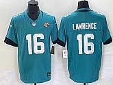 Men & Women & Youth Jacksonville Jaguars #16 Trevor Lawrence Teal 2023 FUSE Vapor Limited Stitched Jersey,baseball caps,new era cap wholesale,wholesale hats