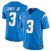 Men & Women & Youth Los Angeles Chargers #3 Derwin James Jr. Light Blue 2023 F.U.S.E. With 3-Star C Patch Vapor Untouchable Limited Football Stitched Jersey